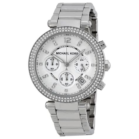 michael kors parker chronograph leather watch 39mm|Michael Kors mk5353 ladies watch.